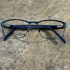 Ocean Pacific OHANA Eyeglasses Frame Only Metal Teal Flex Hinge 52-16-135-35mm