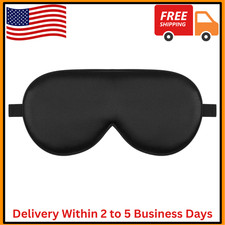 Alaska Bear Sleep Mask Silk Eye Cover with Contoured Padding for Black