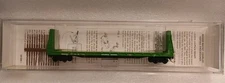 N-Scale Train 621534 Bulkhead Flatcar BURLINGTON NORTHERN 61' 6" Kadee 1986