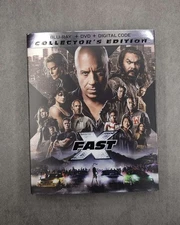 Fast X (Blu-ray + DVD + Digital) DVDs