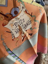 HERMES PARIS SCARF "FETES VENITIENNES" EXCELLENT CONDITION PREOWNED CONDITION
