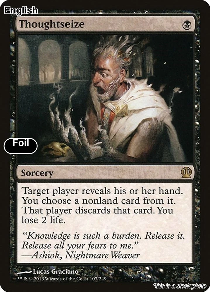Thoughtseize Magic: The Gathering Individual Trading Card Games