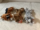 Ty Beanie Baby Cats Vintage Lot of 3 Pounce, Prance, Chip