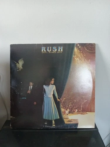 Original Vintage RUSH "Exit Stage Left" 1981 Vinyl - 2 LP Lot C69 Good