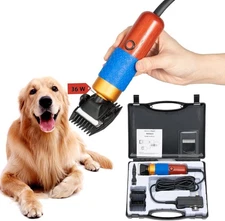 Dog Clipper for Grooming, Pet Clipper Kit with Spare Blade, Electric Sheep Sh...