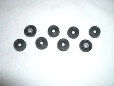 BUDWIG SF8T-T 8PC BLACK RUBBER CABINET CASE FEET FOR HEATHKIT SB-LINE RADIO