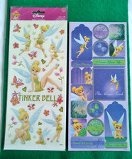 Sandylion large Disney TINKER BELL glitter  multi-shape sticker sheets RETIRED