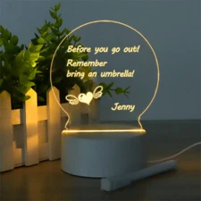 LED Light Note Board – USB Desktop Night Light for Handmade Writing and Creative