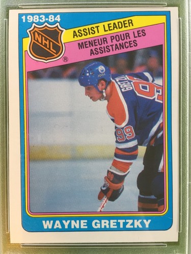 Wayne Gretzky 1984 PSA 9 CARD JERSEY #99 OILERS 1984 O-Pee-Chee WAYNE GRETZKY OC - Picture 3 of 24