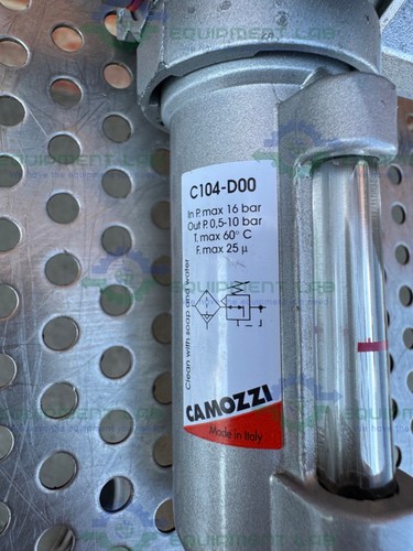 Regulador de filtro Camozzi C104-D00 0 - 160 PSI con medidor Camozzi - Imagen 3 de 10