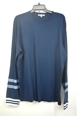 Threads 4 Thought Mens Cooper Contrast Stripe Long Sleeve T Shirt Crew Neck XL