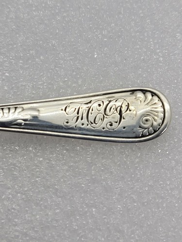 Sterling Silber Demitasse Löffel Stamford Conn Souvenir Antik Besteck - Bild 3 von 8