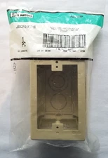 JBX3510EI-A Panduit 1-Gang Low Voltage Outlet Box Adhesive Ivory - QUANTITY OF 2