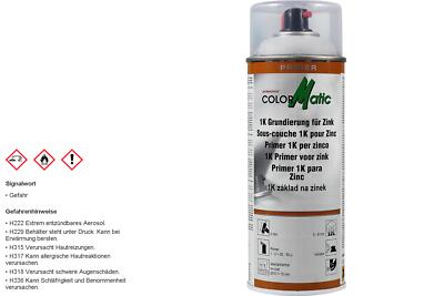 Colormatic Professional 1K Grundierung für Zink primer hellgrau 400ml