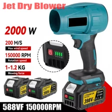 150000RPM Portable Turbo Fan Dust Cleaner Blower Leaf Blower Cordless Handheld