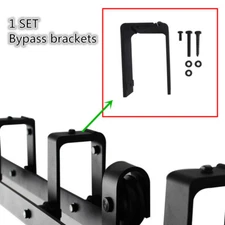 CCJH 1 Set  Bypass Bracket For Bypass Sliding Barn Door Track (No Track) 