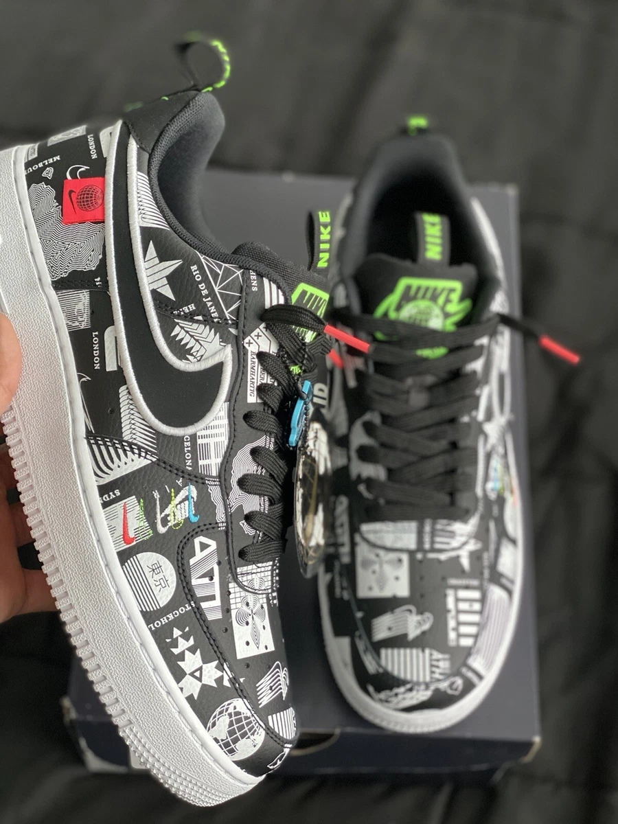 Nike Air Force 1 '07 LX Worldwide Pack Black shoes 