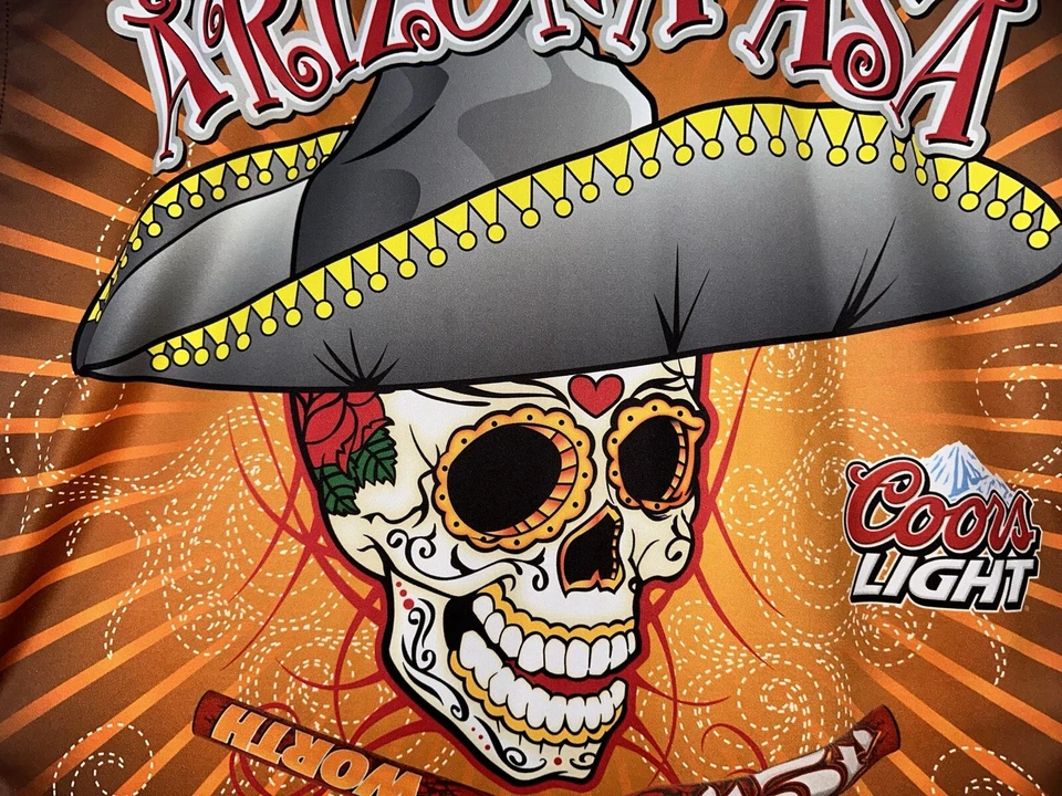 Camiseta de Softbol ASA Cinco de Mayo Camisas Coors Modelo Ligero Para Hombre L Lote de 2 Foto 4 de 4