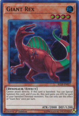 giant rex yugioh card Yugioh! - Bllr (ultra Rare) If this card is banished Yugioh giant rex [619-ep115] by