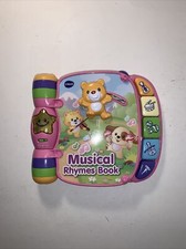 VTech Musical Rhymes Book Baby Toddler Toy Educational Learning Red 6-36 4.C1