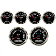 6 Gauge Set With Sender Speedometer Tacho Oil Temp Fuel Gauge Voltmeter Blue Led 6 Gauge Set With Sender Speedometer Tacho Oil Temp Fuel Gauge Voltmeter Blue Led