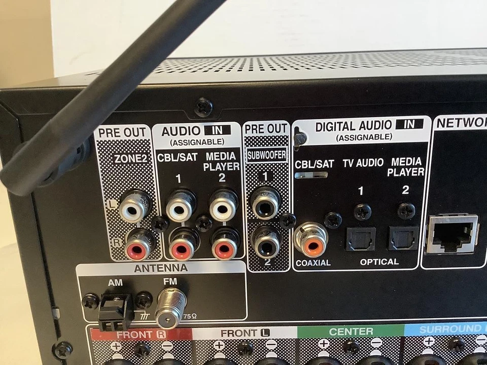 Denon 7.2-Ch. 4K Ultra HD 3D Pass Through AV Home Theater Receiver AVR-X1200W - Image 4 of 4