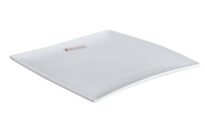 Maxwell Williams East Meets West angular Side Plate, White 18cm