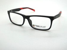TAG HEUER Urban TH0555 005 Matte Black-Red 55mm Eyeglasses