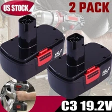 2Pack For Craftsman 19.2 Volt C3 DieHard Battery 130279005 11376 130279003 11375