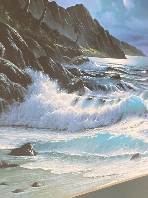 Vintage - Anthony Casay Framed Print - Ocean Shoreline | eBay