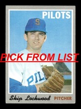 1970 Topps 257 -546 VG-EX Pick From List All PICTURED