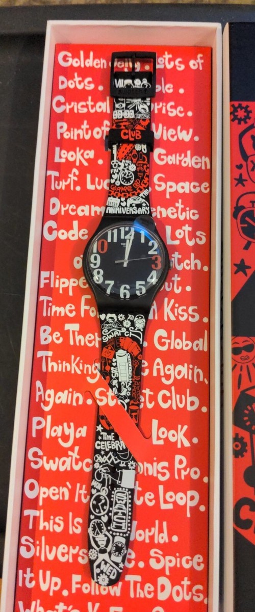 SWATCH CLUB 30th ANNIVERSARY SUOZ322 NEW | eBay