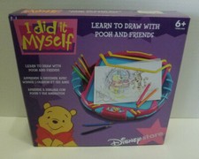 Kids I DID IT MYSELF Learn To Draw With Pooh And Friends Disney Store Excl. 2000