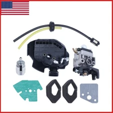 Carburetor Air Filter Cover Assy Fit Honda GX25 GX25NT HHT25S w Fuel Filter Line