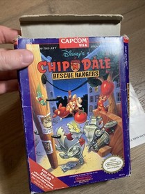 NES Disney Chip 'N Dale Rescue Rangers Box And Manual Only
