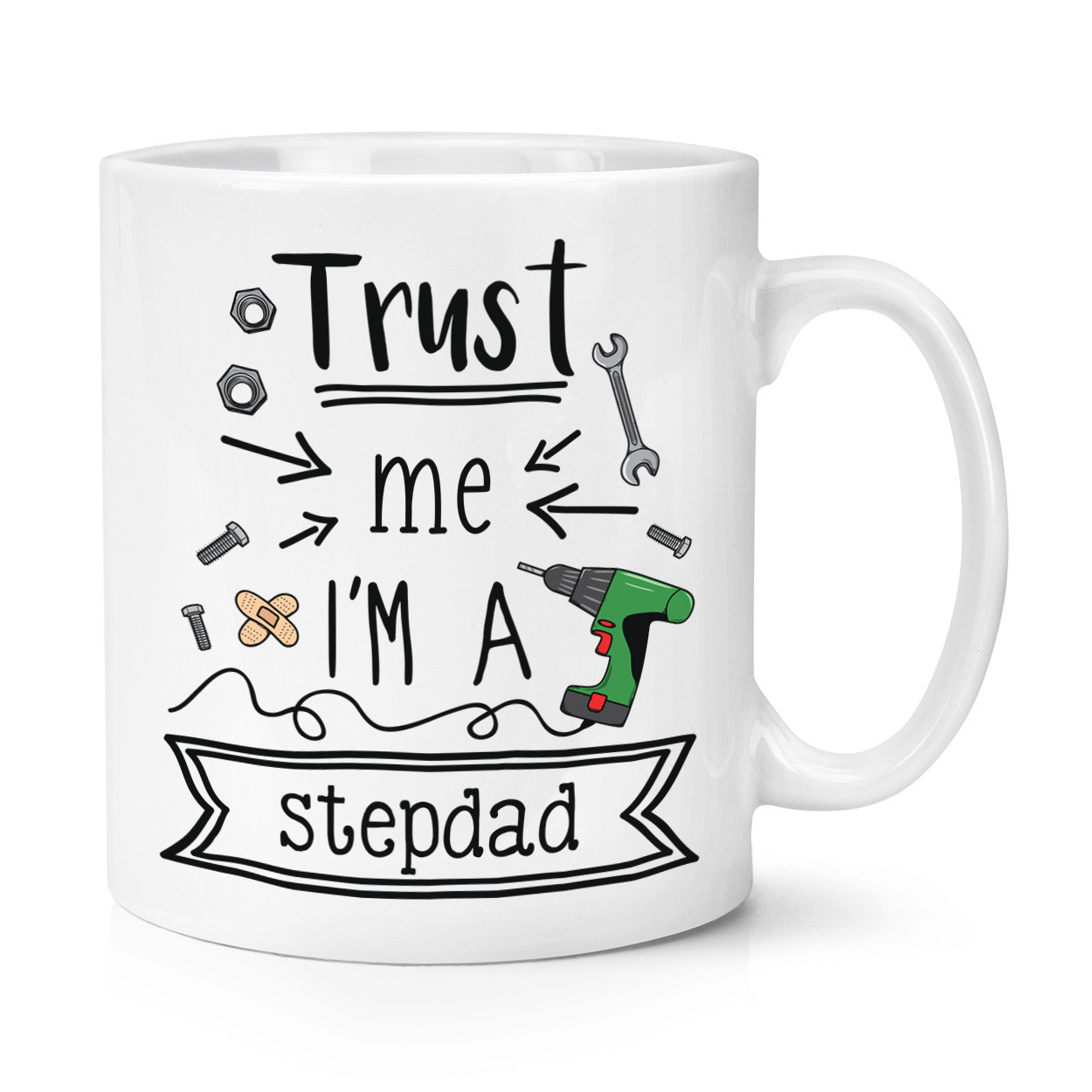 Trust Me I'm A Stepdad 10oz Mug Cup - Funny Best Favourite Fathers Day