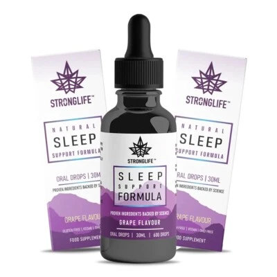 StrongLife Sleep Oil - Melotonin alternative - 4 Active Ingredients - 30 ml