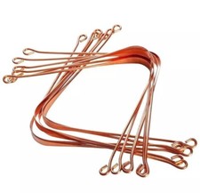 Quantity 12 Pure Copper Tongue Cleaner Scraper Oral Hygiene Freshens Breath