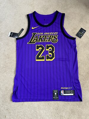 Lebron James 2018-19 Los Angeles Lakers City Edition Authentic
