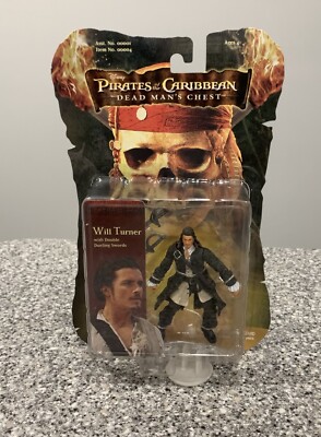 Zizzle 2006 Pirates Of Caribbean Dead Mans Chest Will Turner New in Package 