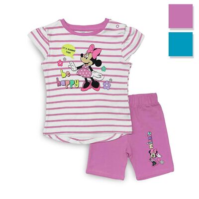 Offizieller Disney Minnie Baby Schlafanzug Kurzarm Baumwolle Mädchen 4010
