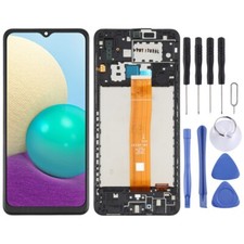 For Samsung Galaxy A02 LCD Display Digitizer Touch Screen Replacement Frame
