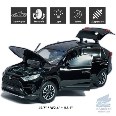 1/32 Toyota RAV4 Model Car Alloy Diecast Toy Vehicle Collection