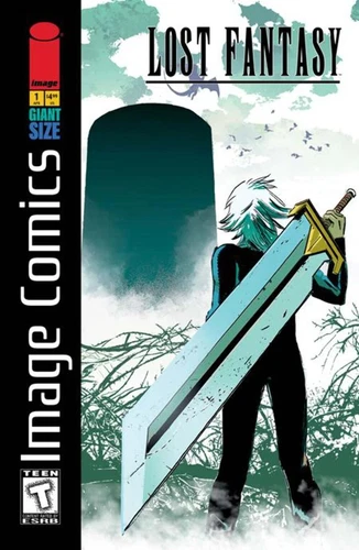 LOST FANTASY #1 DIOTTO COVER B VARIANT 1ST PRINT FINAL FANTASY VII HOMAGE HOT!
