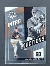 MACKENZIE GORE 2021 Panini Mosaic Baseball Introductions Padres