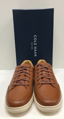COLE HAAN SAGAN SNEAKER II SHOES - C26498 - TAN LEATHER - NEW IN BOX - COLE HAAN SAGAN SNEAKER II SHOES - C26498 - TAN LEATHER  main image 2