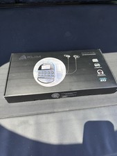 KLIM Nomad Portable CD Player - Transparent with manuals headphones READ Desc