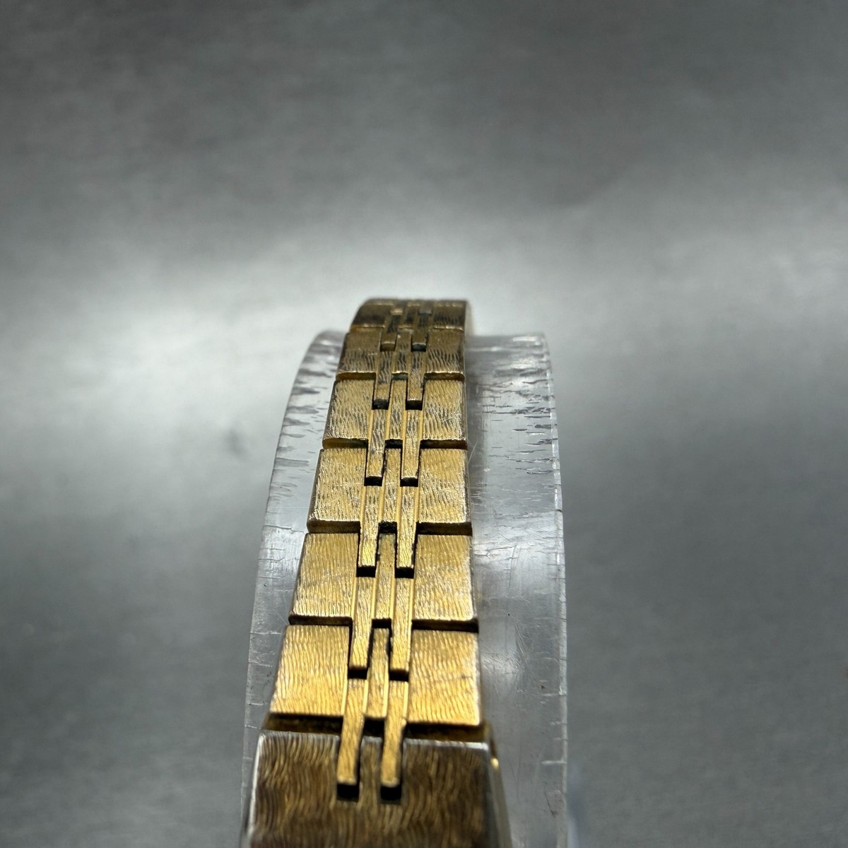 Seiko Tank Watch Women 12mm Champagne Dial Gold Tone 2E20-5559 New