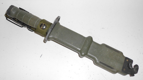 USGI OD Green Ontario Knife Co M9 Bayonet w/Scabbard FREE SHIPPING