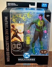 McFarlane Collector Edition DC Multiverse Sinestro Platinum Chase Figure New K2
